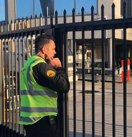 guard at gate